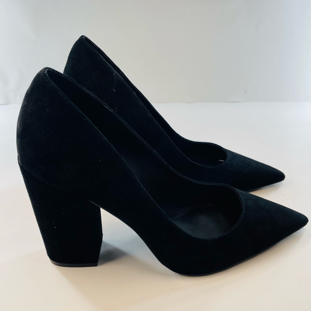 STEVEN MADDEN ZYLER BLACK SUEDE BRAND NEW WOMENS SIZE 11 PUMPS